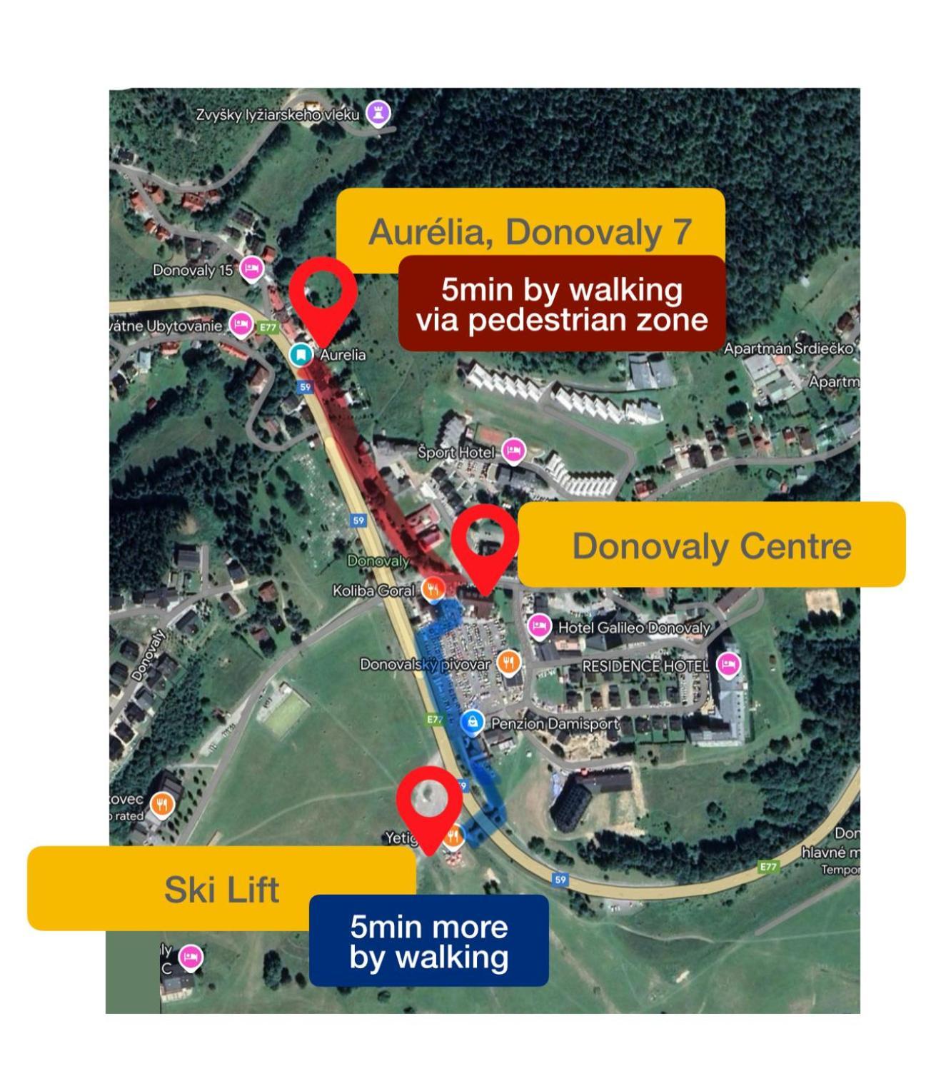 Penzion Aurelia Donovaly Exteriér fotografie